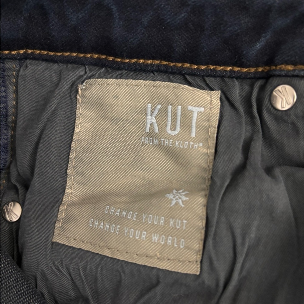 Kut From The Kloth Jeans Womens 10 Dark Rinse Charlize High Rise Cigarette Leg - Picture 3 of 9